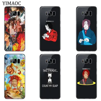 YIMAOC Hip-hop atlikėjas Trippie Redd Minkštas Silikoninis Telefono Apvalkalas Atveju, Samsung Galaxy S10 S10e S8 S9 10 Pastaba Plus S7 Krašto Dangtis