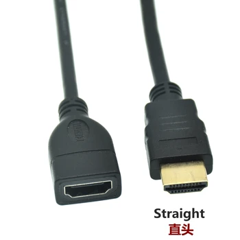 0,1 M 10CM Up & Down ir Dešinėje & Kairysis Kampas HDMI 1.4 tipo Vyrų ir Moterų 1.4 v Išplėtimo jungties, adapteris, laidas hdmi v1.4 Kampu