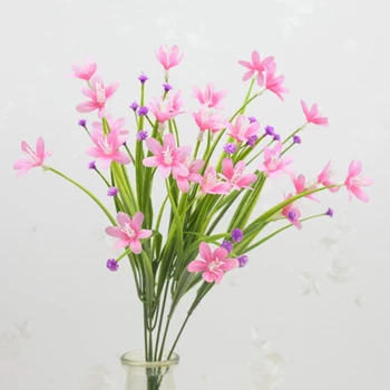 1 Puokštė 28 vadovai, Dirbtinių Drugelių Orchidėja, Gėlių Šilko Nekilnojamojo Touch Netikrą Gėlių, Vestuvių Dekoravimas 