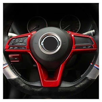 1 Set Raudona ABS Interjero Vairo Apdaila Apdaila Kadrų Juostelių Automobilių Reikmenys, Tinkami Nissan Sentra 2020 m.