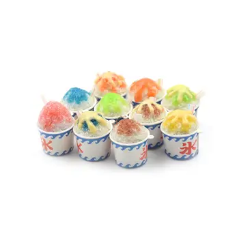 1 Vnt 3D Mielas Dervos Mini Spalvinga Ledo Taurės Miniatiūriniai Lėlių 1/12 Masto Miniatiūriniai Žaisti Maistą s Lėlės Žaislas