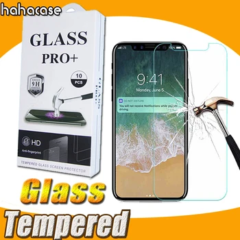 1000pcs 9H Premium 2.5 D Grūdintas Stiklas iPhone 12 Mini Pro 11 Max XS XR X 8 7 6 Plus SE 5 Screen Protector Filmas Su Paketas