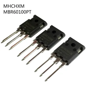 10VNT nauja MHCHXM MBR60100PT TO-247 Schottky diodas 60A 100V MBR601 Garso Galios Stiprintuvo Schottky Barrier Lygintuvai