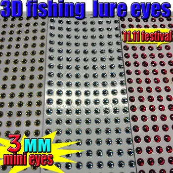 11.11 pardavimas!!! žvejybos masalas akys dydis:3MM , raudona 500pcs+ gold 500pcs+skiedra 500pcs iš viso 1500pcs/daug