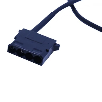 1Pc 30cm, USB į 4 Pin Molex Ventiliatoriaus Maitinimo Kabelis Kompiuterio Atveju Adapterio Laido 4Pin moterį, 5V USB Male USB Adapterio Kabelis