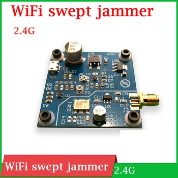 2.4 Ghz WiFi valomas jammer Shielder 2.4 G WiFi jammer plėtros taryba / RF galios stiprintuvą, 2.4 G Bluetooth jammer