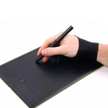 2 Pirštu, apsaugos nuo užsiteršimo Glov ,tiek Dešinės Ir Kairės Rankos Menininkas Brėžinyje Grafikos Piešimo Tablet
