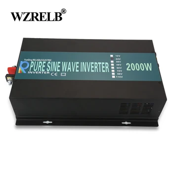 2000W Pure Sine Wave Inverter 24V Maitinimo 220V Saulės Keitikliai Keitikliai, Maitinimo Transformatorius 12V/48V DC 110V/120V/240V AC