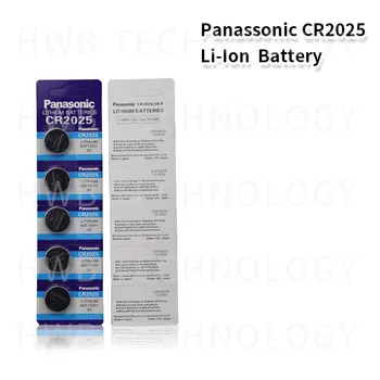 200pcs prekės PANASONIC cr2025 ECR2025 BR2025 DL2025 KCR2025 LM2025 3v mygtuką ląstelių monetos ličio baterijas žiūrėti