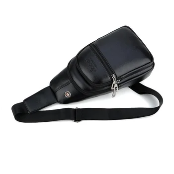 2020 Karšto pardavimas Naujų pečių maišą Mens laisvalaikio sporto maišelį už krūtinės maišelį kryžius body bag Black/Brown Nemokamas Pristatymas XZ-100.