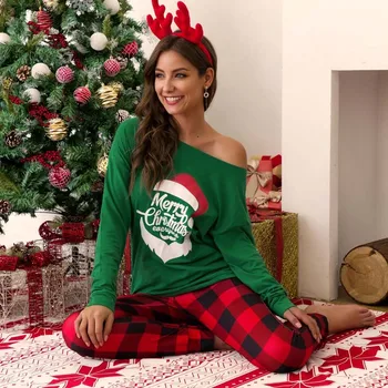 2020 m. Rudenį Kalėdų Moterų Rinkiniai Ištaigingas Dėvėti Negabaritinių Kalėdos 2 Gabalas Lounge Nustatyti Moterų Kostiumai Dviejų dalių Komplektus Ponios 4XL 5XL