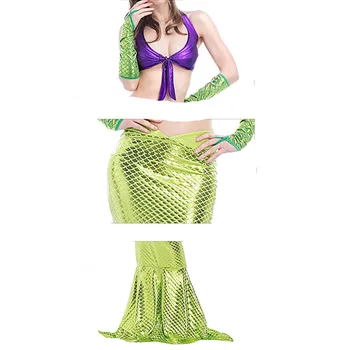 2020 Moterims Seksualus Vasaros plaukimo Suknelės Undinėlės Uodega Suknelė Grožio Žuvų Cosplay Halloween Carnival Išgalvotas Paplūdimio Rūbais Blizgančiais