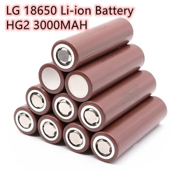 2020 originalus 18650 baterija HG2 3000mah), 3,7 v įkrovimo baterija HG2 18650 ličio baterija 3.7 3000 mah