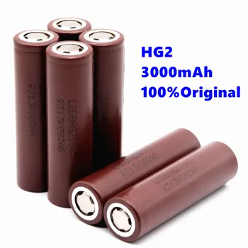 2020 originalus 18650 baterija HG2 3000mah), 3,7 v įkrovimo baterija HG2 18650 ličio baterija 3.7 3000 mah
