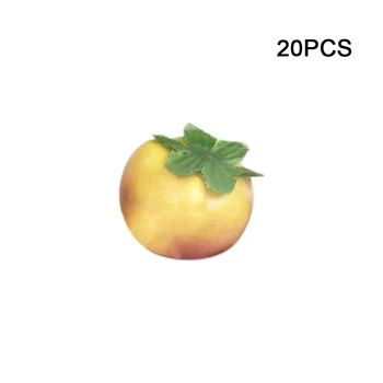 20pcs Feasty Prekių Dirbtinis Dekoro Vaisių burbulas Mini Modeliavimo Vaisių, Obuolių, apelsinų, citrinų nustatyti Modelis Amatų
