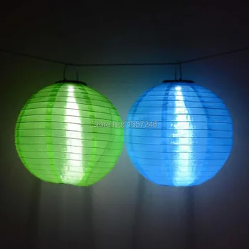 20pcs Kalėdų Žibintų Saulės energija Varomas LED Atostogų Kabo Žibintai Ne-Audiniai Vandeniui LED Lempos Vestuvių