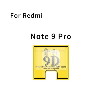 2vnt 9D Grūdinto Stiklo Lęšių apsaugos Xiaomi Redmi 9 Pastaba Pro Max 9s Sudužtų-įrodymas Ultra HD 