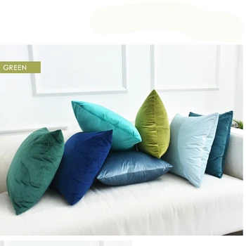 30x50/45/50/55cm paprasta šiuolaikinės aksomo vientisos spalvos pagalvėlės dangtis sofos užvalkalas dekoratyvinės pagalvės dangtelis