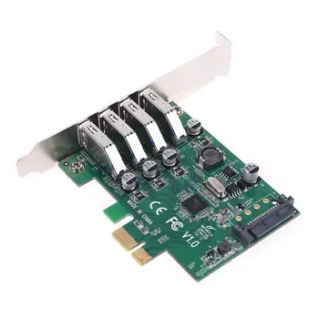 4 Prievadai USB 3.0 PCIE Plėtros Plokštę 