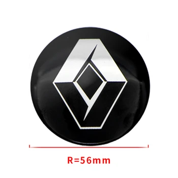 4pcs 56mm padangų rato stebulė padengti automobilio lipdukas, Skirtas Mitsubishis ASX Ulonas Pajero Outlander L200 EVO Ulonas EX Metalo Lydinys