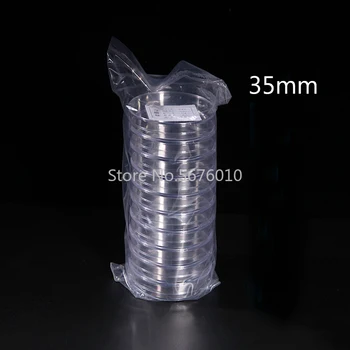 50pieces/pak Lab 35mm Vienkartiniai Plastikiniai Petri Lėkštelę Laboratorinės Įrangos, Kultūros Patiekalas