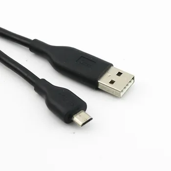 5x USB 2.0 A Male Į Micro 5 Pin Male Plug Duomenų Sinchronizavimo Mokestis Jungties Kabelis Laido 50cm/1.5 ft Juoda
