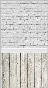 5x10FT Baltos Plytos, Sienų Apdaila Dalį Derliaus Šviesos Medinės Grindys, Custom, Fotografija Backdrops Studija Sluoksnių Vinilo 1.5x3m