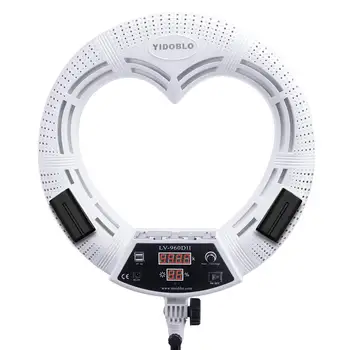 96W Žiedas šviesos Makiažas Gyventi Užpildyti Šviesos Žiedas Šviesos diodų (LED) Selfie Širdies Formos Pritemdomi 