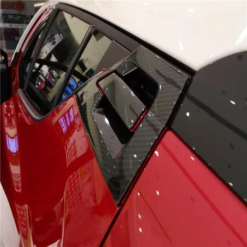 ABS Anglies Pluošto Toyota C-HR CHR 2017 - 2020 reikmenys, Automobilių durų gynėjas Rankena Apdailos rėmelis Padengti Trim Automobilių Stilius