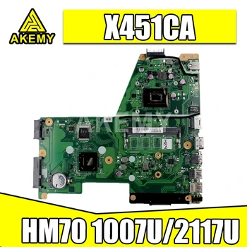Akemy Nešiojamojo kompiuterio motininė plokštė, Skirta Asus X451CA F451 F451C X451CA Mainboard APS.2.1 HM70 1007U/2117U GMA HD 3000