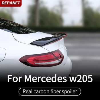 Anglies pluošto spoileris Mercedes C w205 amg Mercedes w205 kupė mercedes w205 anglies pluošto/c klasė aksesuarai w205 extertior