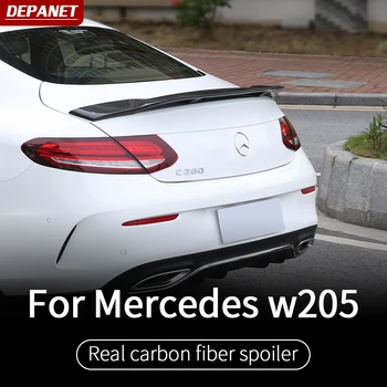 Anglies pluošto spoileris Mercedes C w205 amg Mercedes w205 kupė mercedes w205 anglies pluošto/c klasė aksesuarai w205 extertior