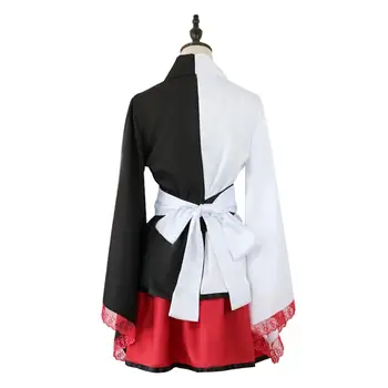 Anime Danganronpa Monokuma Cosplay Kostiumų Pinafores Japonų Kimono Suknelės Unisex Karnavalas Helovyno Cosplay Vienodos