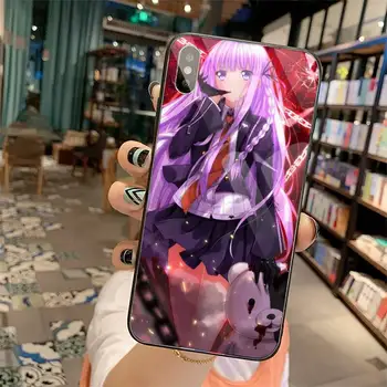 Anime Danganronpa V3 Kirigiri Kyouko Telefono dėklas Grūdintas stiklas iphone 6 6S 7 8 plus X XS XR 11 12 mini PRO MAX