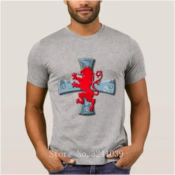 Anlarach Kvėpuojantis riterių tamplierių kryžiuočių kryžius liūtas marškinėliai vasaros Įdomu t-shirt mens trumpomis Rankovėmis marškinėlius didelis