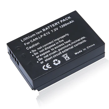 AOPULY LP-E12 7.2 V 1200mAh Li-ion Baterija Rinkinys, skirtas 