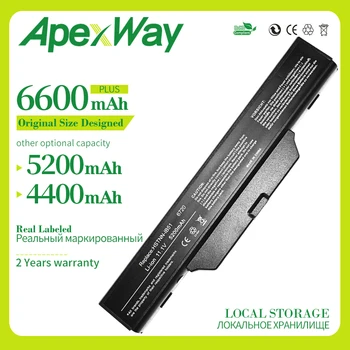 Apexway 6 ląstelių 5200mAh Laptopo Baterija HP COMPAQ 510 550 610 615 6720s 6730s 6735s 6820s 6830s HSTNN-IB51 LB51/IB62 OB62