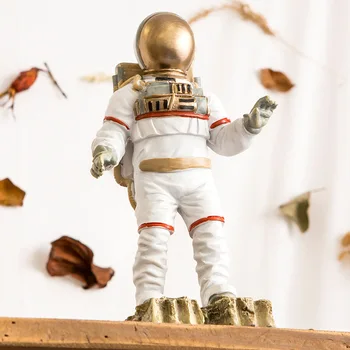 Astronautas Astronautas Vaikai Kambario Dekoro Šuo Klajojo Planetos Berniukai Gimtadienio Dovana Šiaurės Šalių Namų Dekoro Priedai Dervos Figūrėlės