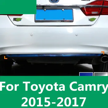 Aukštos kokybės automobilių stiliaus Galinis bamperis dekoratyvinės juostelės Išorės apdailos automobilių Reikmenys Toyota Camry 7 Sedanas-2017