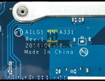 Aukštos kokybės FRU:5B20H01114 Lenovo Ideapad G70-70 Nešiojamas Plokštė AILG1 NM-A331 SR1EB I7-4510U DDR3L 2GB Pilnai Išbandyti