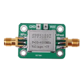 Aukštos Kokybės LNA 50-4000 MHz RF Žemas Triukšmo Stiprintuvo Signalo Imtuvas SPF5189 NF = 0.6 dB inm