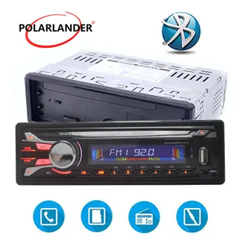 Automobilio Radijas, bluetooth, Nuimamas priekinis skydelis, radijo kasečių grotuvas 1-Din Stereo FM USB/SD AUX Audio MP3 Autoradio auto juostos