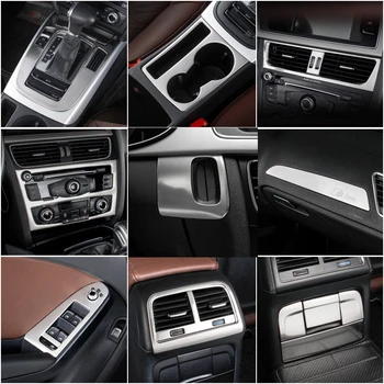 Automobilio Raktas Skylė Panel ir Kitas Interjero Nerūdijančio Plieno Reikmenys Audi A4L A5 2009 m.~2016