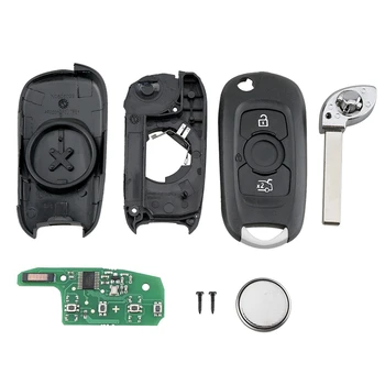 Automobilio Smart Remote Key 3 Mygtuką 43Hz Tinka Opel, Vauxhall Astra K-2017 ID46 PCF7961