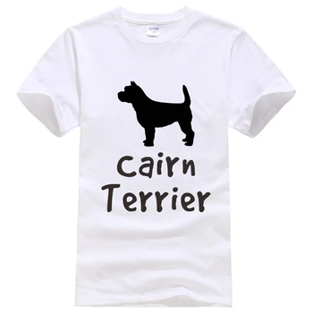 Cairn Terjerų šunų mylėtojas savininkas Marškinėliai, Unisex, Mada Moterims, Vyrams trumpomis Rankovėmis mados stiliaus Marškinėliai