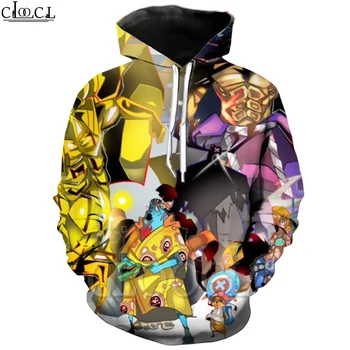 CLOOOCL Japonų Anime One Piece Atsitiktinis Streetwear 3D Spausdinimo Bliuzono Palaidinės Berniukui Tracksuit Hoodies Vyrai Moterys Mados Viršūnes