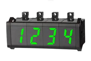 D1SA-GN Ekranas, W11xH20mm LED, Žalia, 7-Segmento, Serijos & Lygiagrečiai Įėjimas, 12-24 VDC