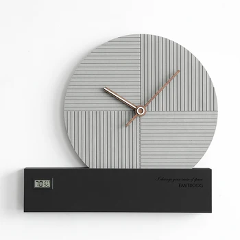 Derliaus Automatinis Sieninis Laikrodis Elektroninis Silent 3d Skaitmeninio Sieninis Laikrodis Modernaus Dizaino Kūrybos Reloj Sumalti Kambarį Apdailos BW50WC