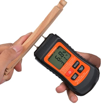 Du-in-one Pin Tipas Medienos Drėgmės Matuoklis Medienos Temperatūros/Drėgmės Jutiklis Nešiojamą Drėgmės Testeriai Woodworker