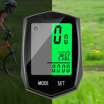 Dviračio Kompiuteris su LCD Ekranu IPX7 Belaidžio Cycing Kompiuterio Dviračių Jautrus Spidometras Cadence gps bicicleta ciclismo bicicleta